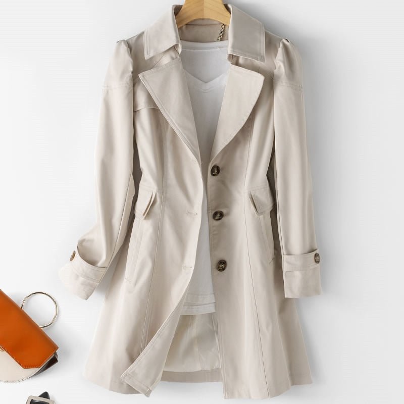 Wrenlee Women's Trench Coat | Timeless Design, Casual Elegance 1