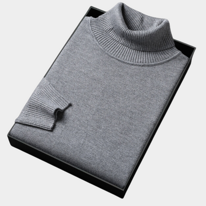 Zachary Men's Turtleneck Pullover Sweater | Modern Fit, Spring Style 10