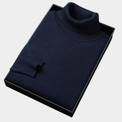 Zachary Men's Turtleneck Pullover Sweater | Modern Fit, Spring Style 5