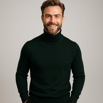 Zachary Men's Turtleneck Pullover Sweater | Modern Fit, Spring Style 6