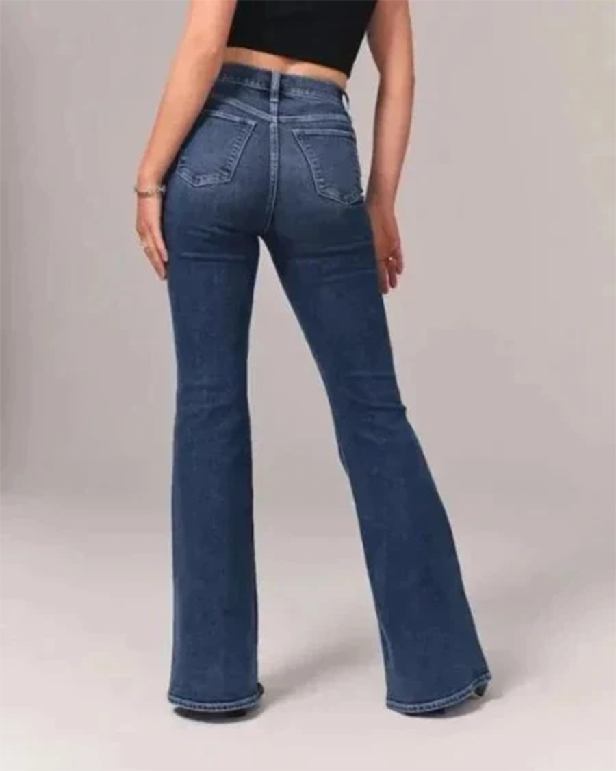 Zara Women's Flared High-Waisted Jeans | Chic Denim Essential 1