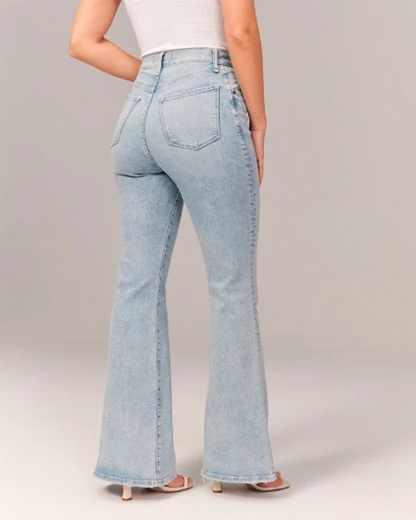 Zara Women's Flared High-Waisted Jeans | Chic Denim Essential 3