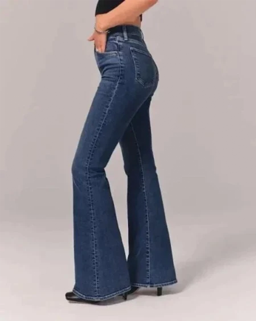 Zara Women's Flared High-Waisted Jeans | Chic Denim Essential 4